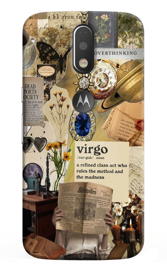 Virgo Zodiac Moto G4/G4 plus logocut Hard Case Back Cover by Casekaro