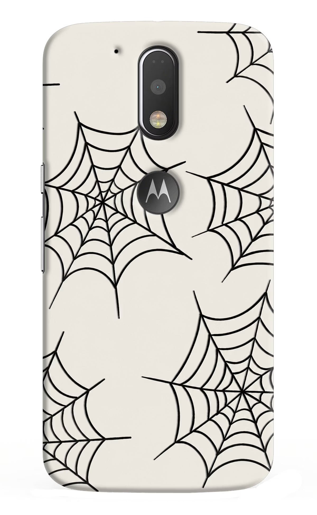 Spider Web Moto G4/G4 plus logocut Hard Case Back Cover by Casekaro