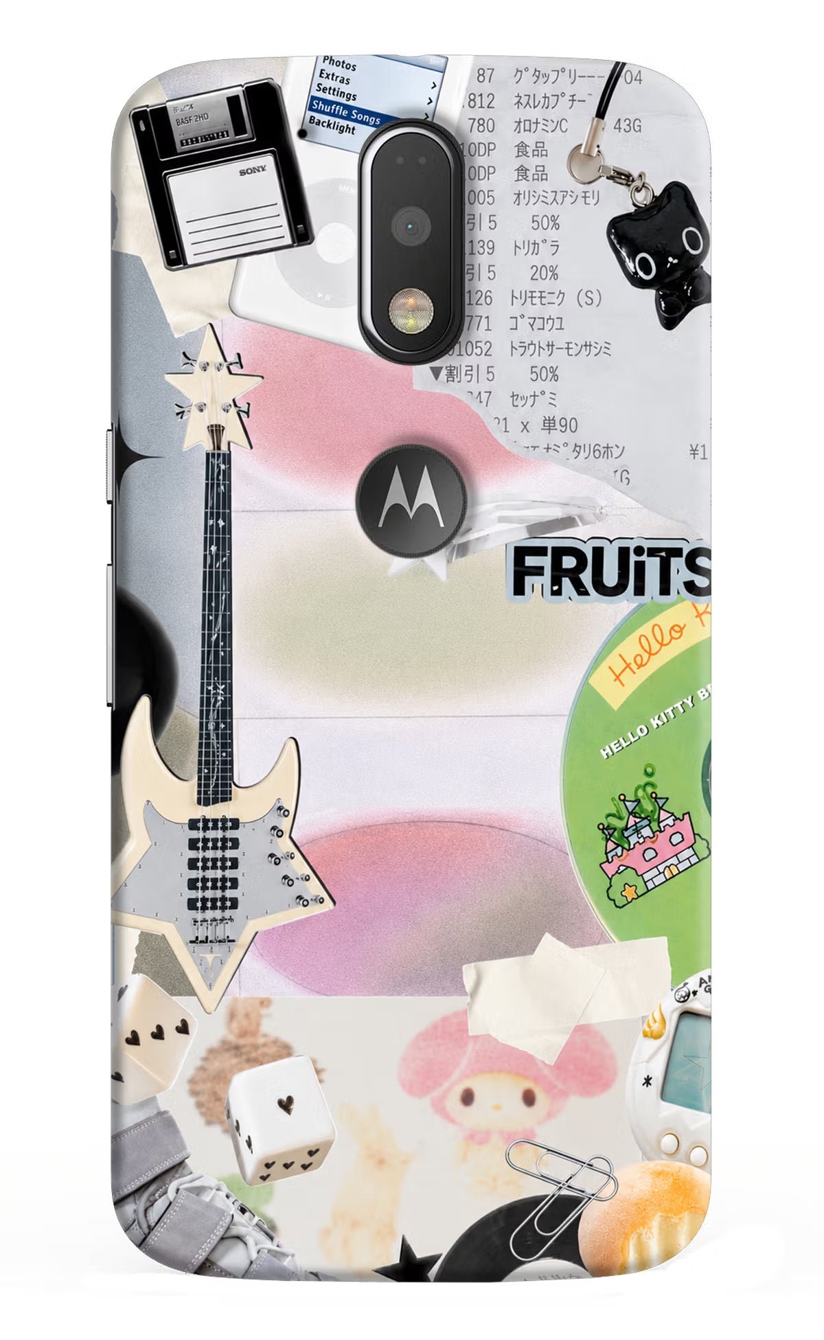 Softcore case Moto G4/G4 plus logocut Back Cover