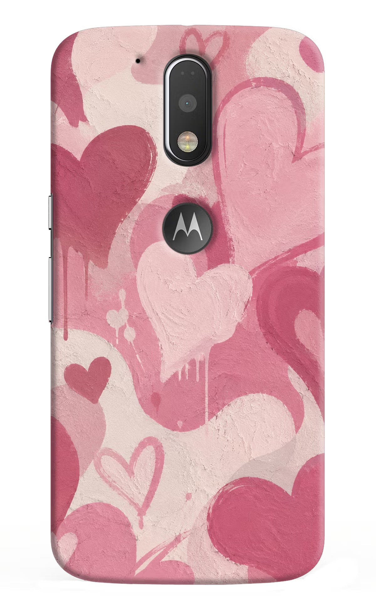 Hearty case Moto G4/G4 plus logocut Back Cover