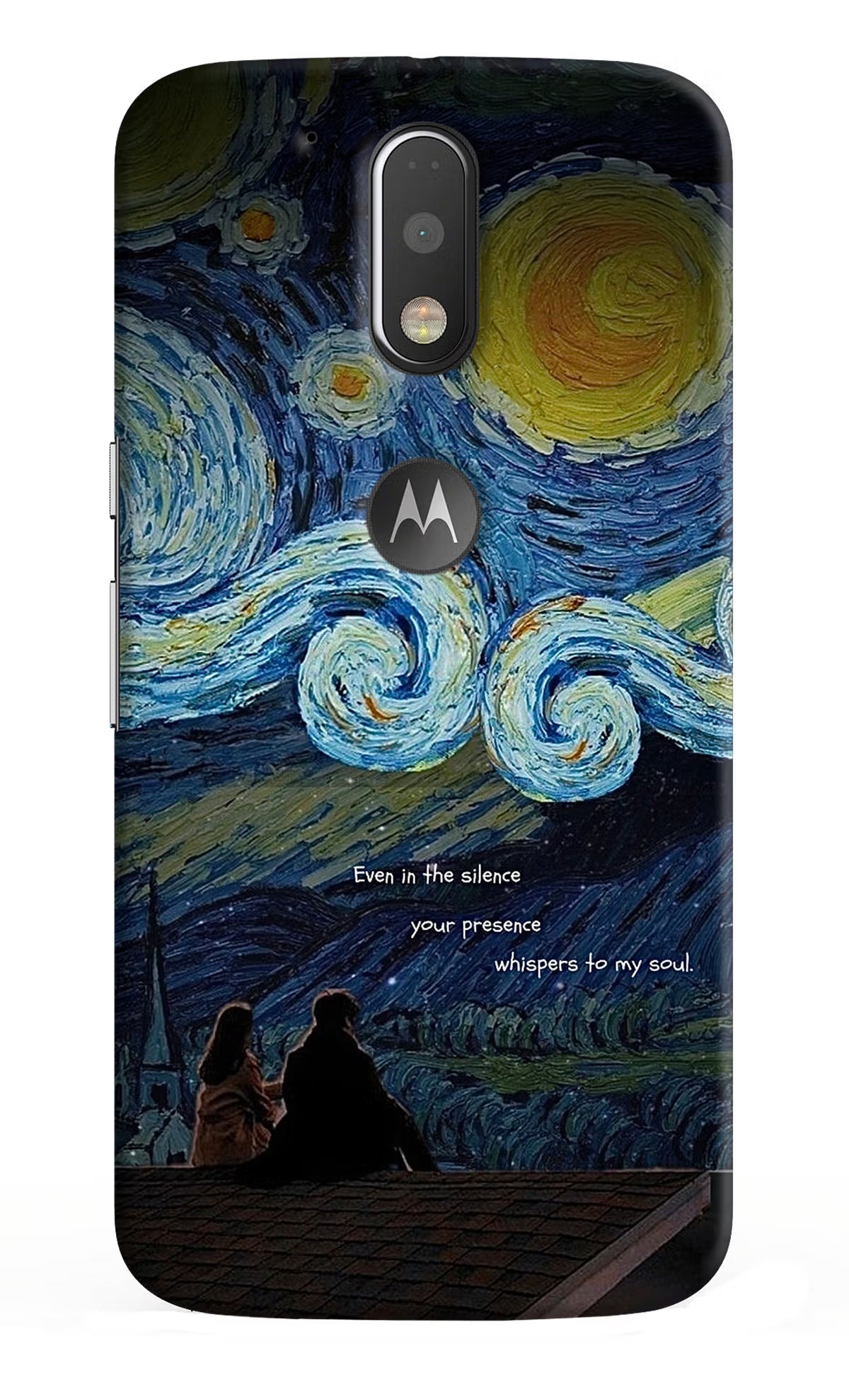 Softcore Moto G4/G4 plus logocut Back Cover