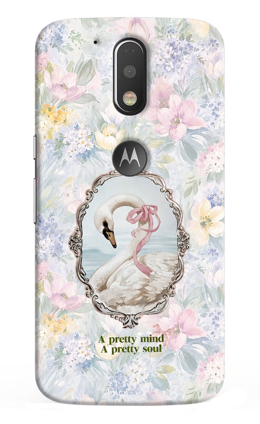 Pretty Mind Pretty Soul Moto G4/G4 plus logocut Back Cover
