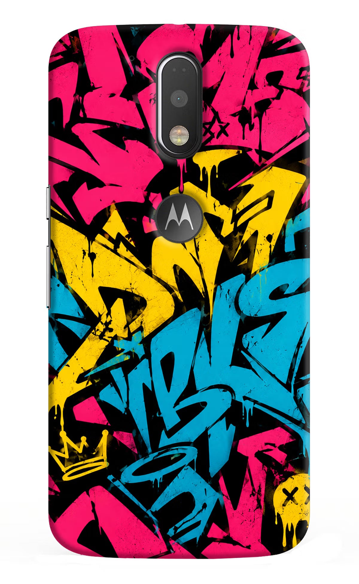 Graffiti Vibe Moto G4/G4 plus logocut Back Cover