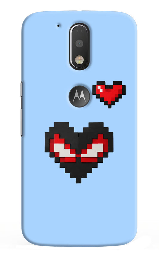 Peter Heart Moto G4/G4 plus logocut Hard Case Back Cover by Casekaro