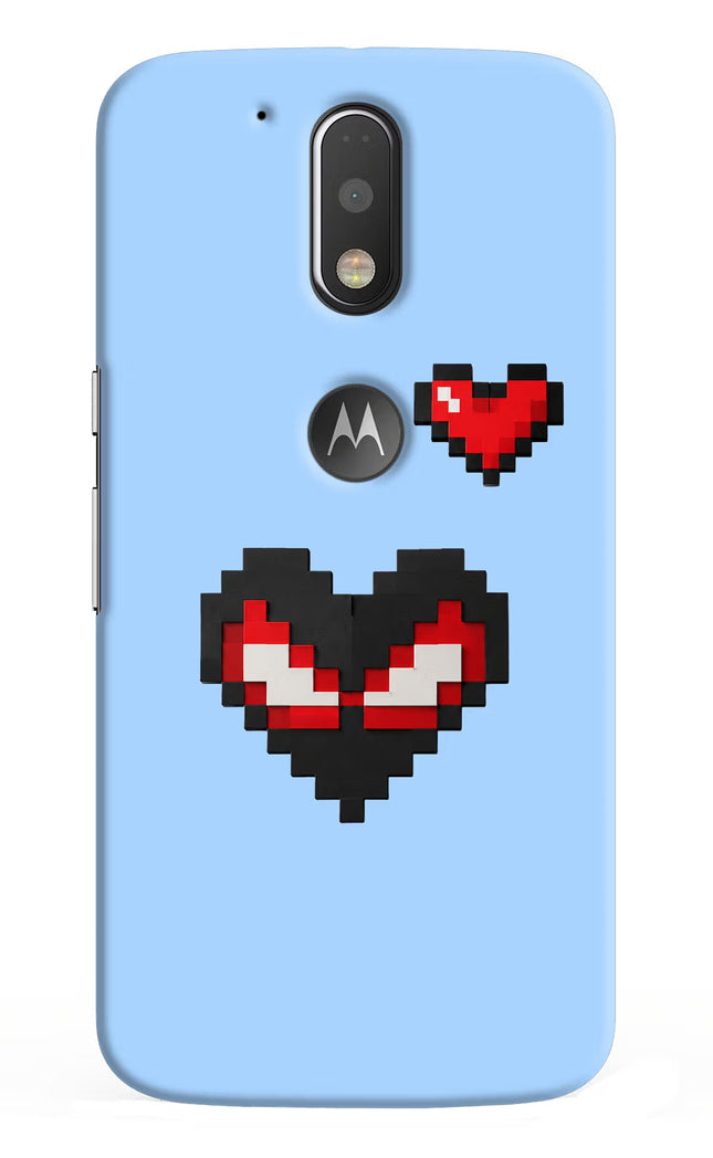 Peter Heart Moto G4/G4 plus logocut Hard Case Back Cover by Casekaro
