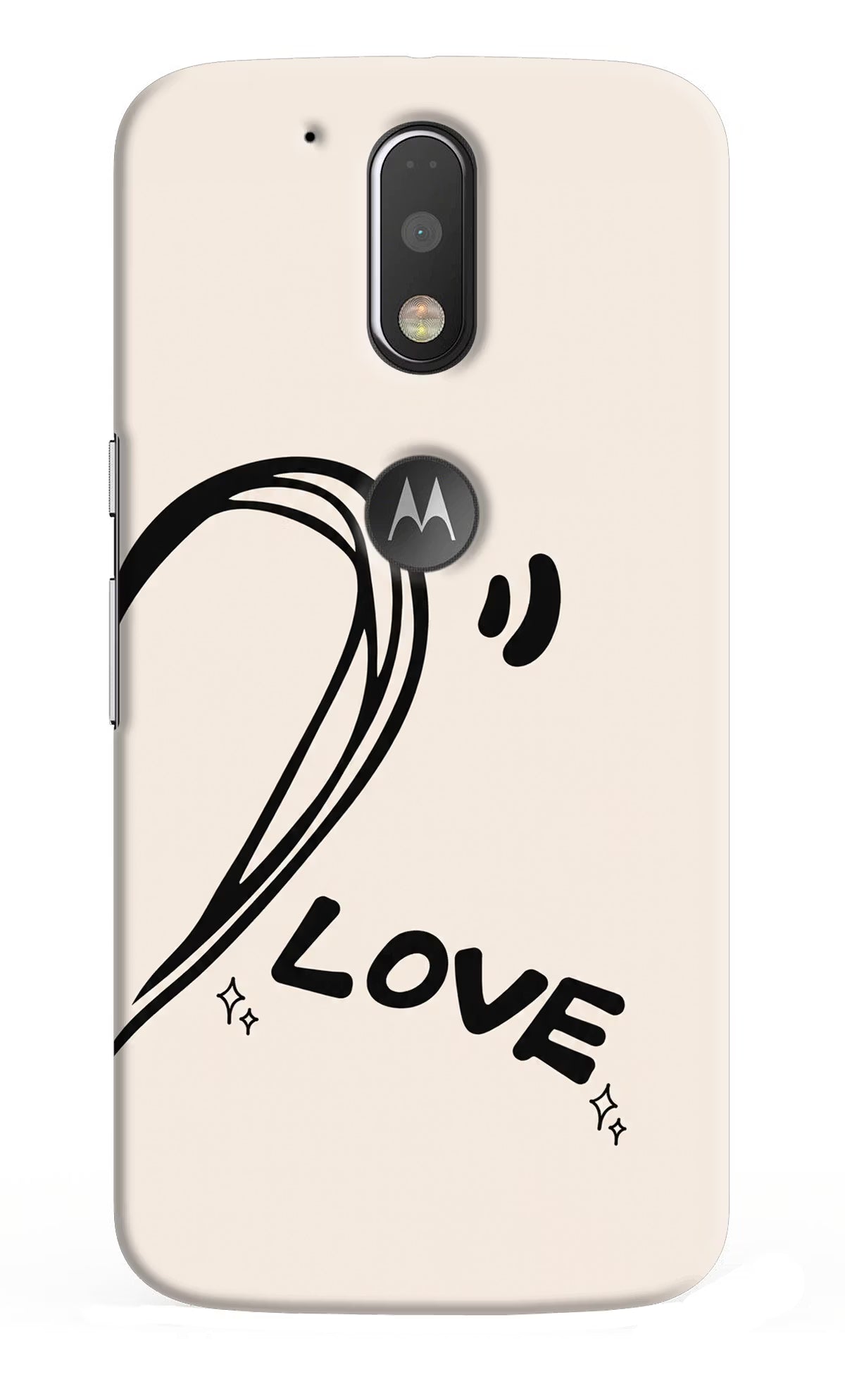 Soul Line Moto G4/G4 plus logocut Back Cover