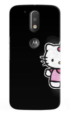Kitty Charm Moto G4/G4 plus logocut Hard Case Back Cover by Casekaro