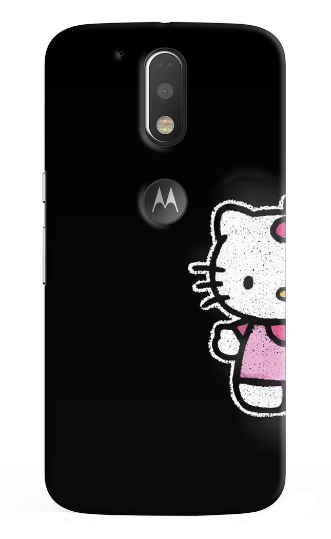Kitty Charm Moto G4/G4 plus logocut Hard Case Back Cover by Casekaro
