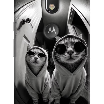 Hood Cats Moto G4/G4 plus logocut Hard Case Back Cover by Casekaro