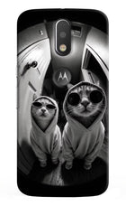 Hood Cats Moto G4/G4 plus logocut Hard Case Back Cover by Casekaro