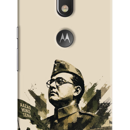 Netaji Rising Moto G4/G4 plus logocut Back Cover