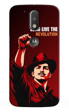 Bhagat Singh Revolution Moto G4/G4 plus logocut Back Cover