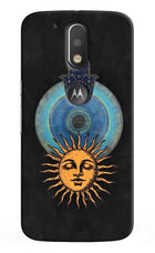Divine Sun Moto G4/G4 plus logocut Hard Case Back Cover by Casekaro