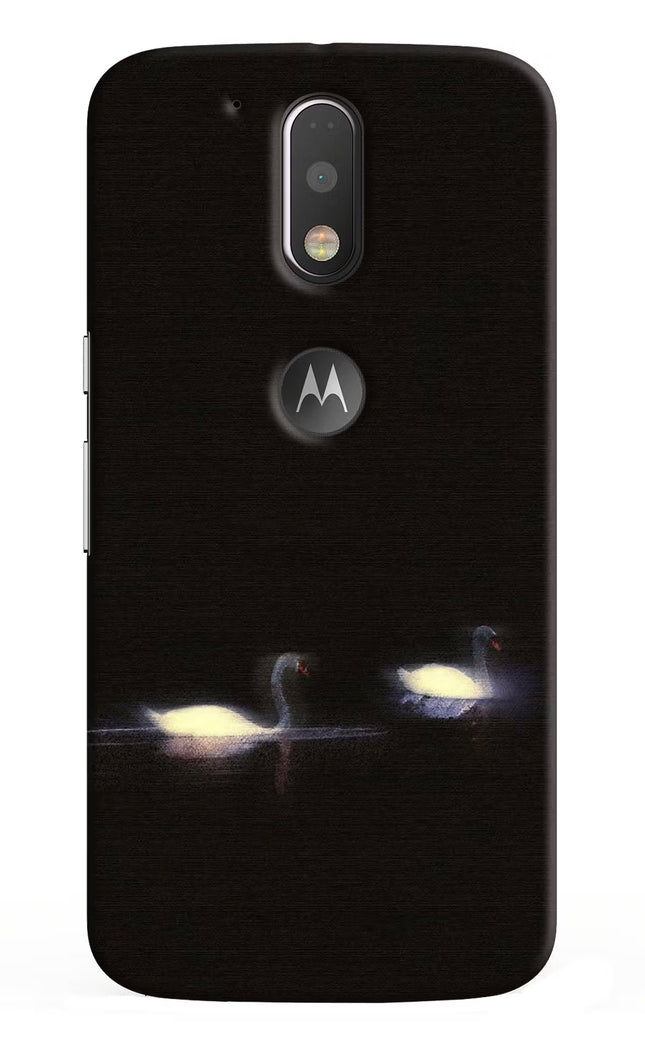 Silent Swans Moto G4/G4 plus logocut Hard Case Back Cover by Casekaro