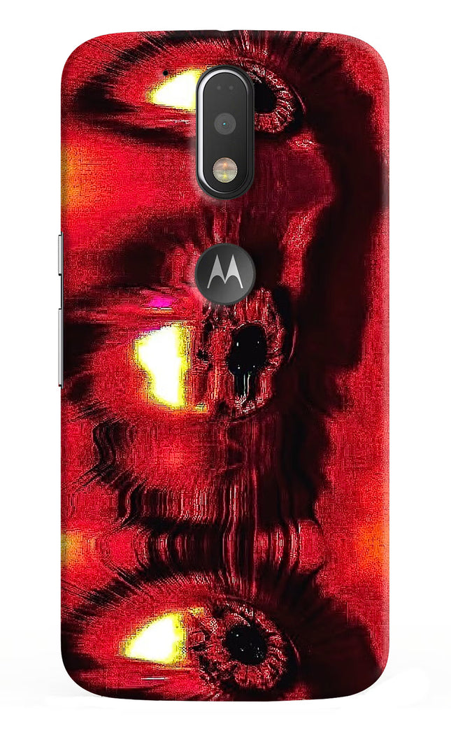 Fire Eye Moto G4/G4 plus logocut Hard Case Back Cover by Casekaro