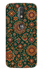 Green Pataka Moto G4/G4 plus logocut Hard Case Back Cover by Casekaro