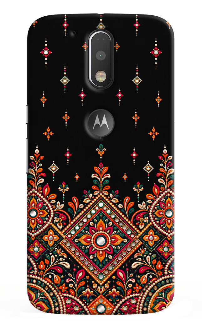 Noir Mehfil Moto G4/G4 plus logocut Hard Case Back Cover by Casekaro