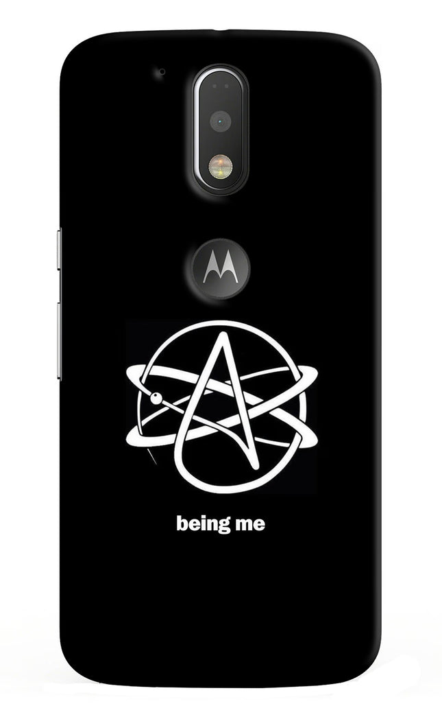 Atheist Symbol Moto G4/G4 plus logocut Hard Case Back Cover by Casekaro