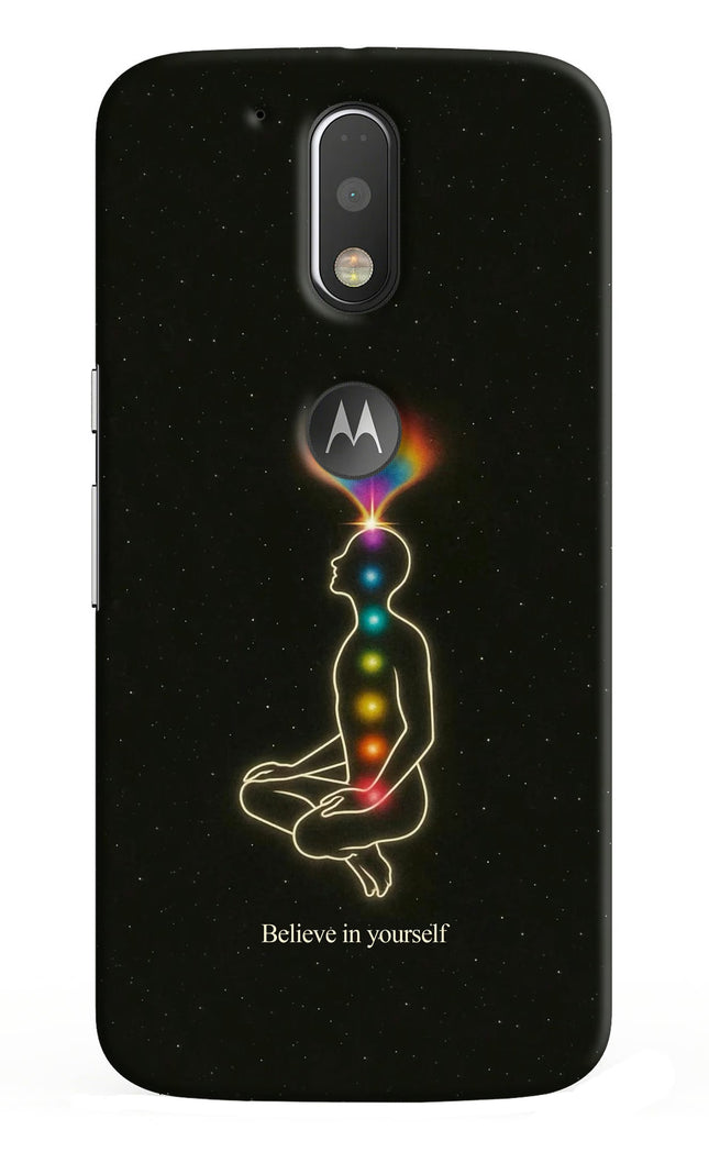 Believe in yourself Moto G4/G4 plus logocut Hard Case Back Cover by Casekaro