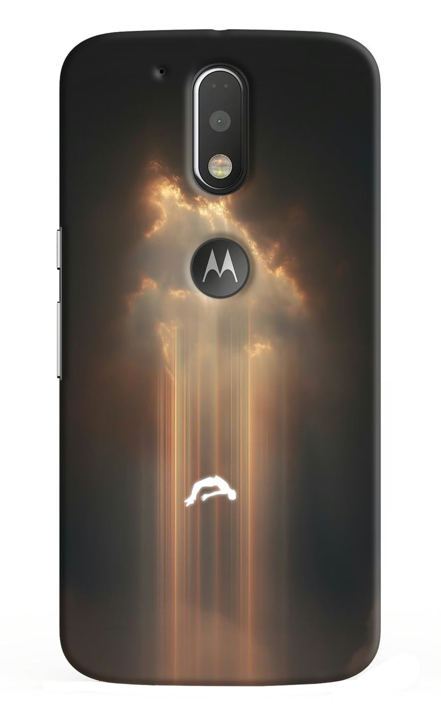 Heavenly Beam Moto G4/G4 plus logocut Back Cover, Hard case