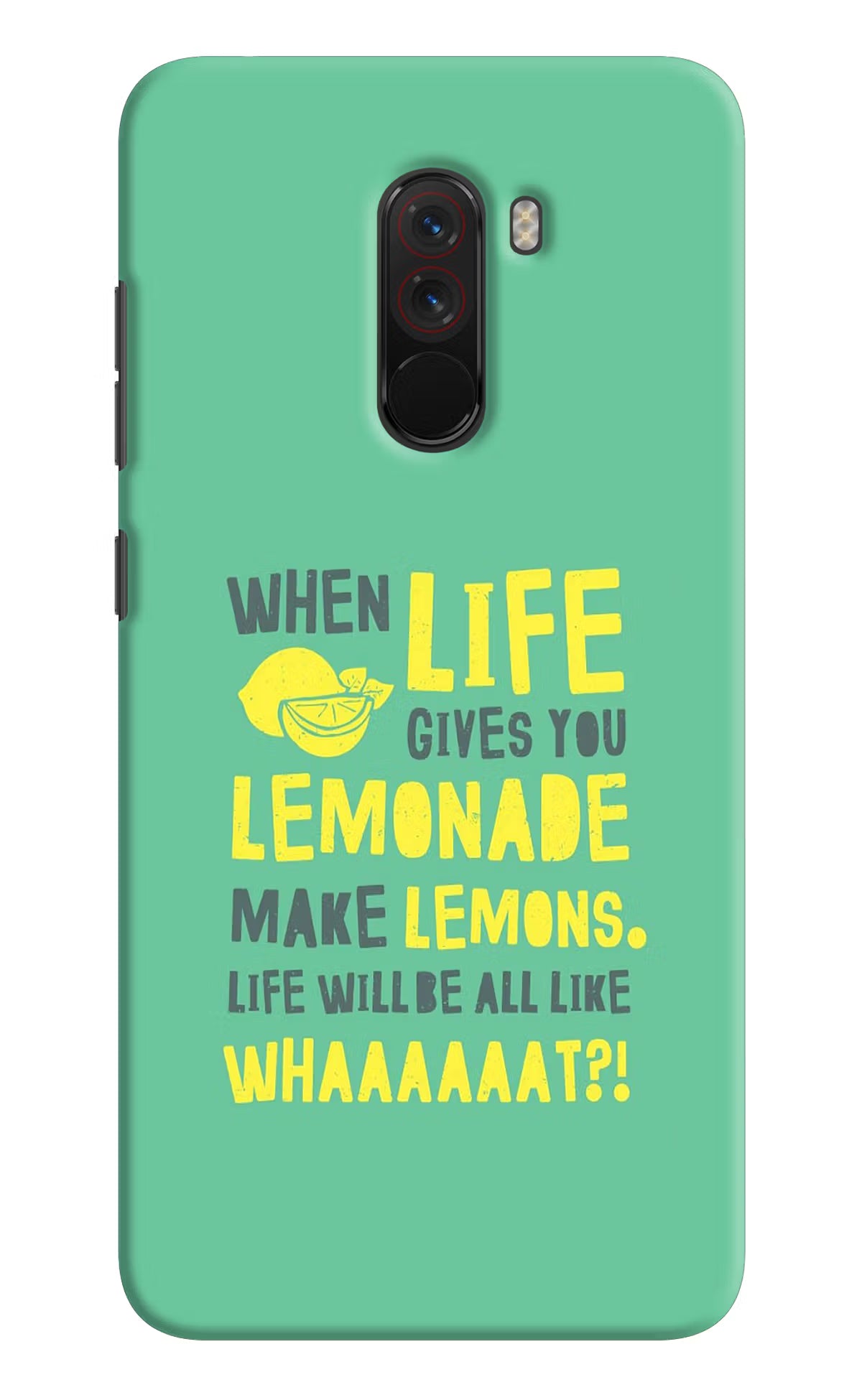 Quote Poco F1 Hard Case Back Cover by Casekaro