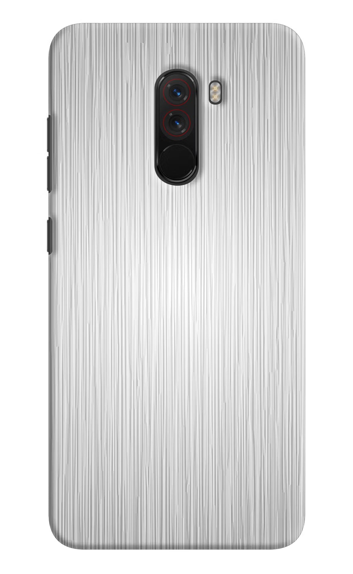 Wooden Grey Texture Poco F1 Hard Case Back Cover by Casekaro