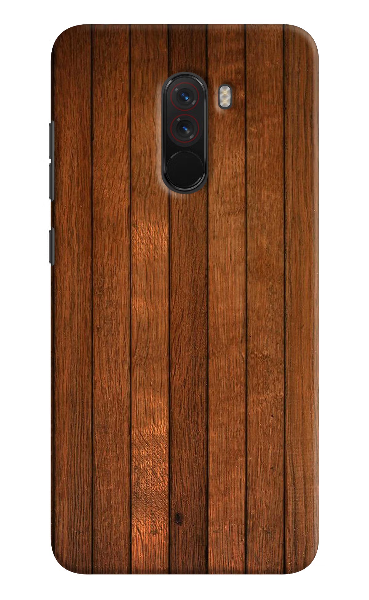 Wooden Artwork Bands Poco F1 Hard Case Back Cover by Casekaro