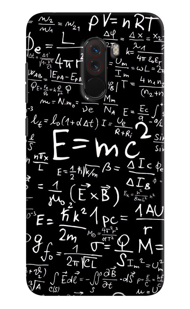 Physics Formula Poco F1 Hard Case Back Cover by Casekaro