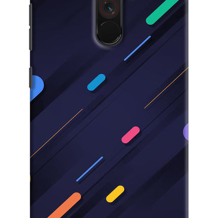 Abstract Design Poco F1 Hard Case Back Cover by Casekaro