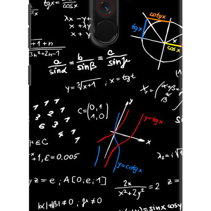 Mathematics Formula Poco F1 Hard Case Back Cover by Casekaro