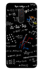 Mathematics Formula Poco F1 Hard Case Back Cover by Casekaro