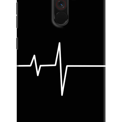 Heart Beats Poco F1 Hard Case Back Cover by Casekaro