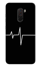 Heart Beats Poco F1 Hard Case Back Cover by Casekaro
