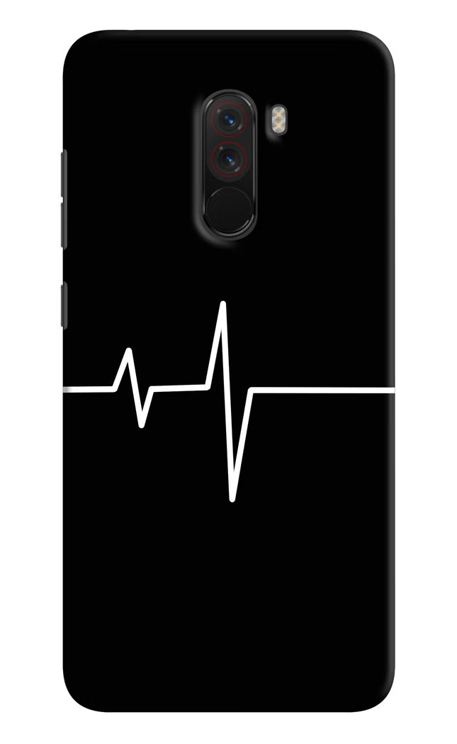 Heart Beats Poco F1 Hard Case Back Cover by Casekaro