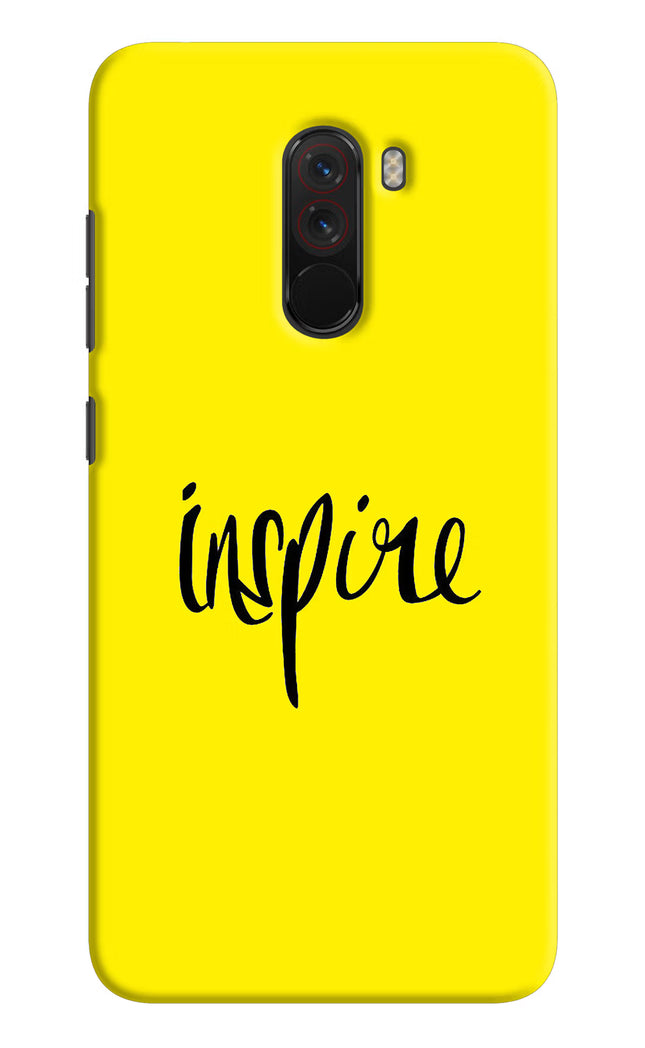 Inspire Poco F1 Hard Case Back Cover by Casekaro