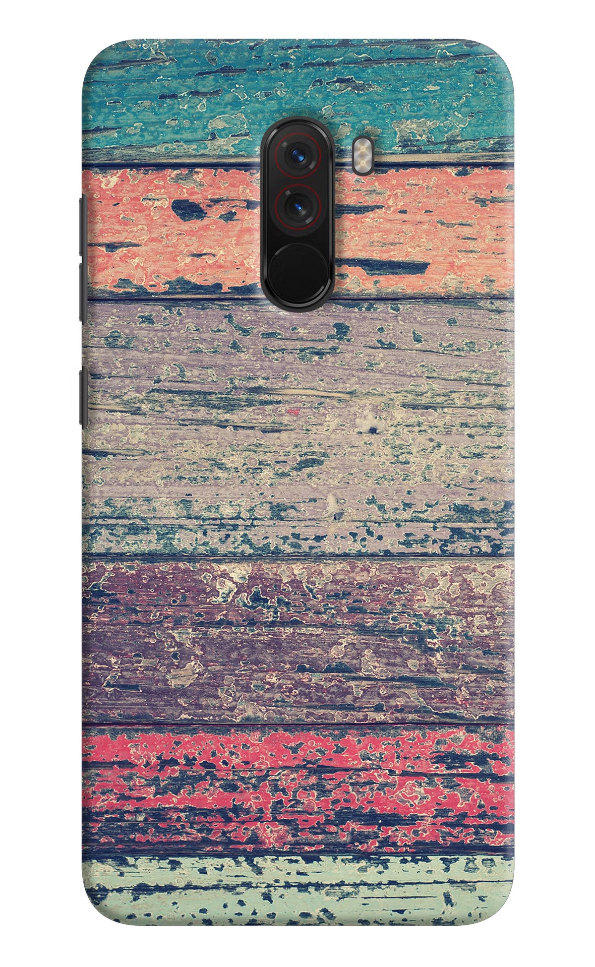 Colourful Wall Poco F1 Hard Case Back Cover by Casekaro