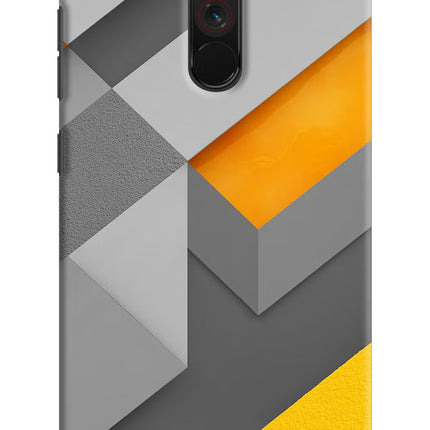 Abstract Poco F1 Hard Case Back Cover by Casekaro