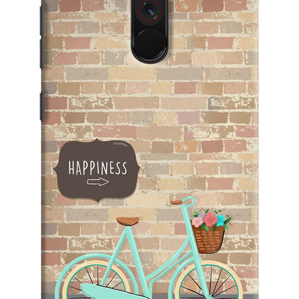 Happiness Artwork Poco F1 Hard Case Back Cover by Casekaro