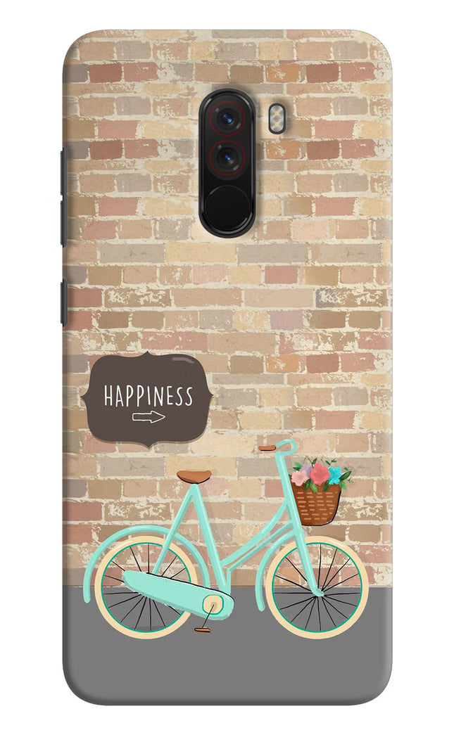 Happiness Artwork Poco F1 Hard Case Back Cover by Casekaro