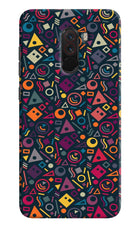 Geometric Abstract Poco F1 Hard Case Back Cover by Casekaro