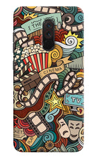 Cinema Abstract Poco F1 Hard Case Back Cover by Casekaro