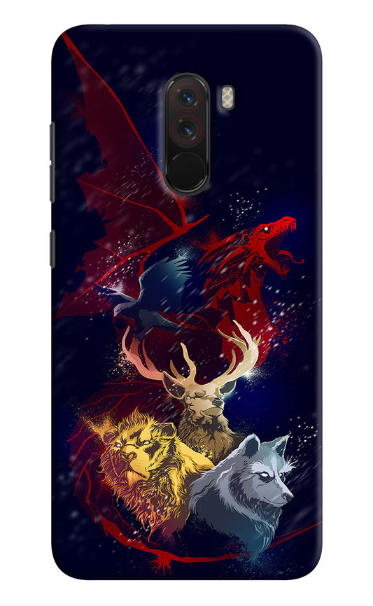 Game Of Thrones Poco F1 Hard Case Back Cover by Casekaro