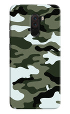 Camouflage Poco F1 Hard Case Back Cover by Casekaro