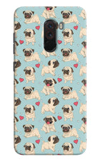 Pug Dog Poco F1 Hard Case Back Cover by Casekaro