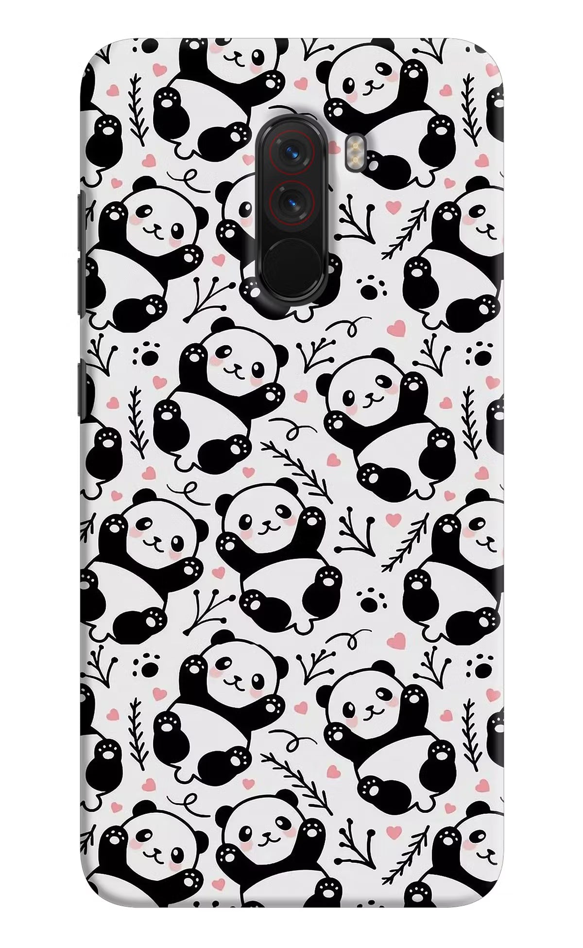 Cute Panda Poco F1 Hard Case Back Cover by Casekaro