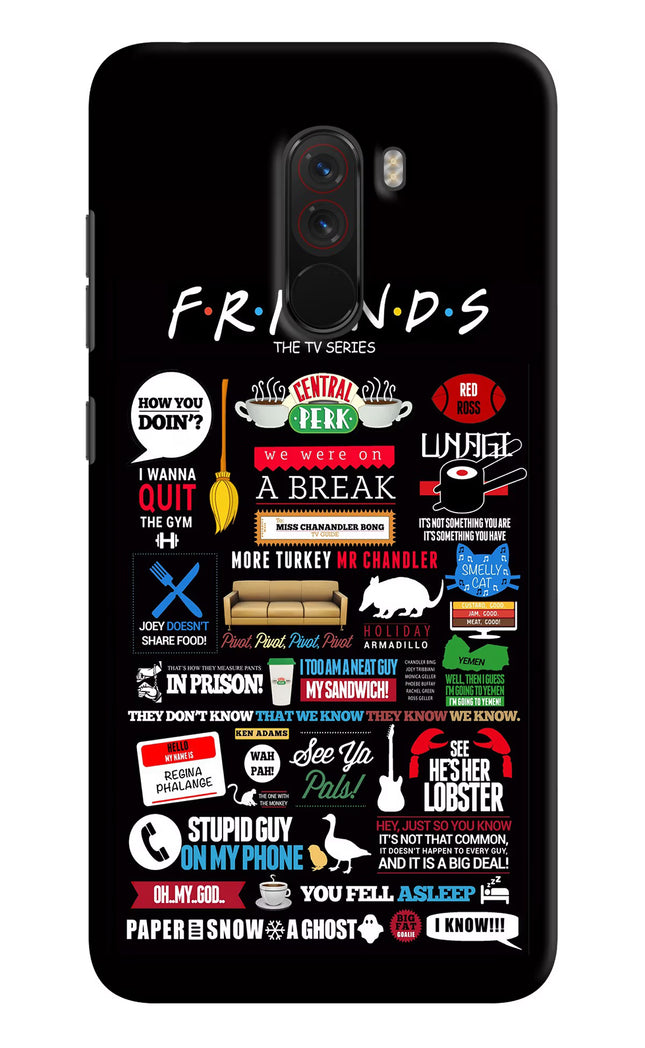 FRIENDS Poco F1 Hard Case Back Cover by Casekaro