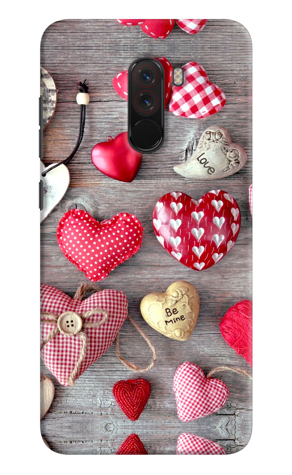Love Wallpaper Poco F1 Hard Case Back Cover by Casekaro