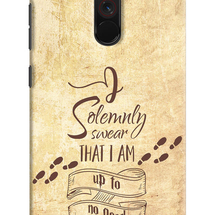 I Solemnly swear that i up to no good Poco F1 Hard Case Back Cover by Casekaro