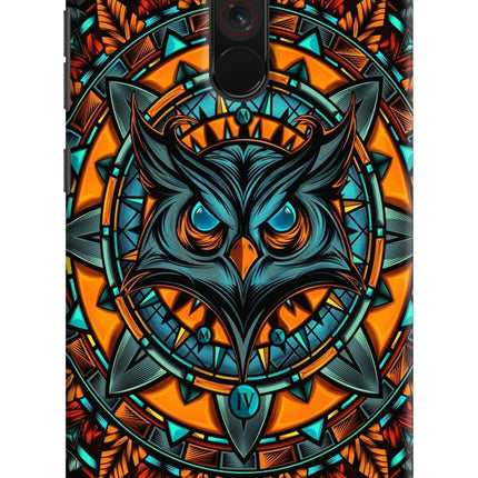 Angry Owl Art Poco F1 Hard Case Back Cover by Casekaro