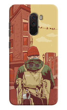 Adventurous Poco F1 Hard Case Back Cover by Casekaro